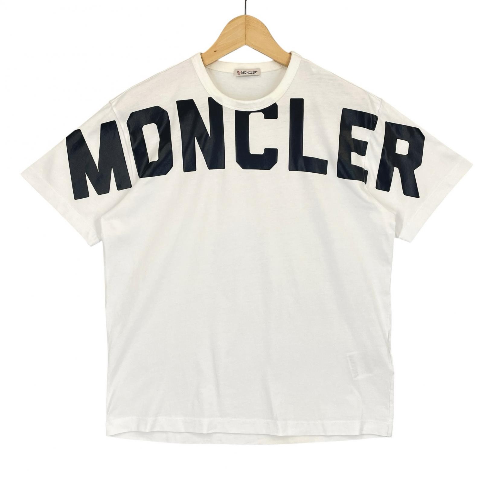 MONCLER S MENS Short sleeve T-shirt White Model F10918C70410 8390T gallery