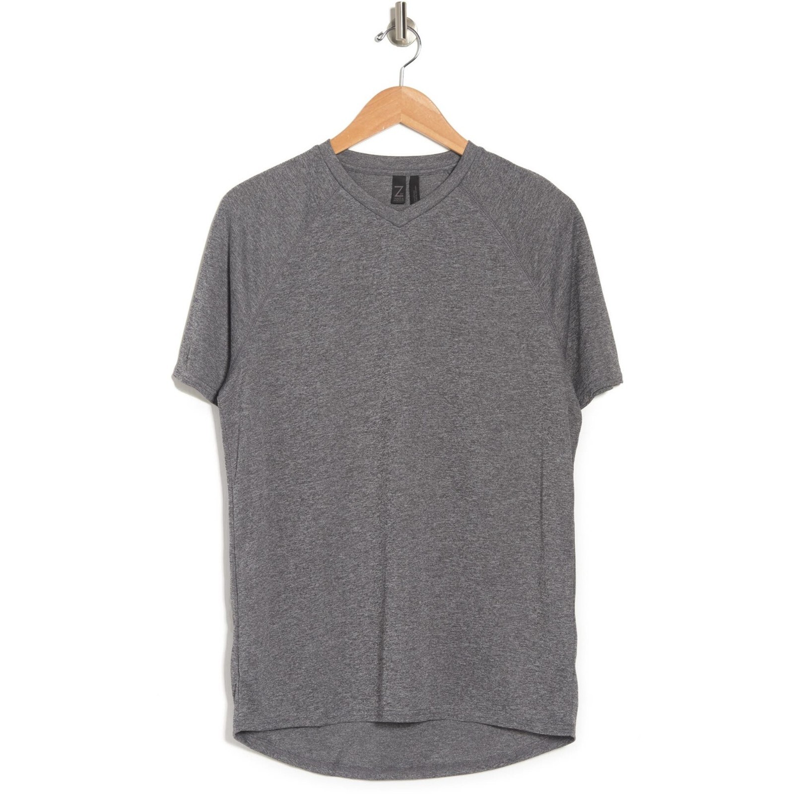 Z by Zella Men's V-neck Swing Performance Tee T-shirt Top in Gray Color & size S gallery