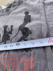 Anvil Splice Drenolution Shirt Mens Small Gray Horror Sci-Fi Movie Graphic Tee