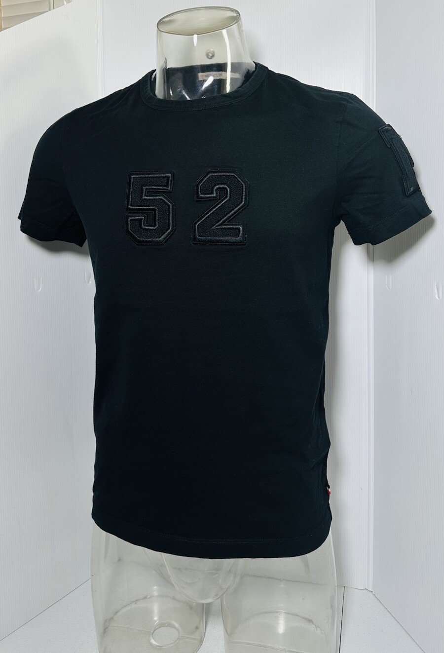 Moncler 52 M Black Cotton Jersey T-Shirt Size M gallery
