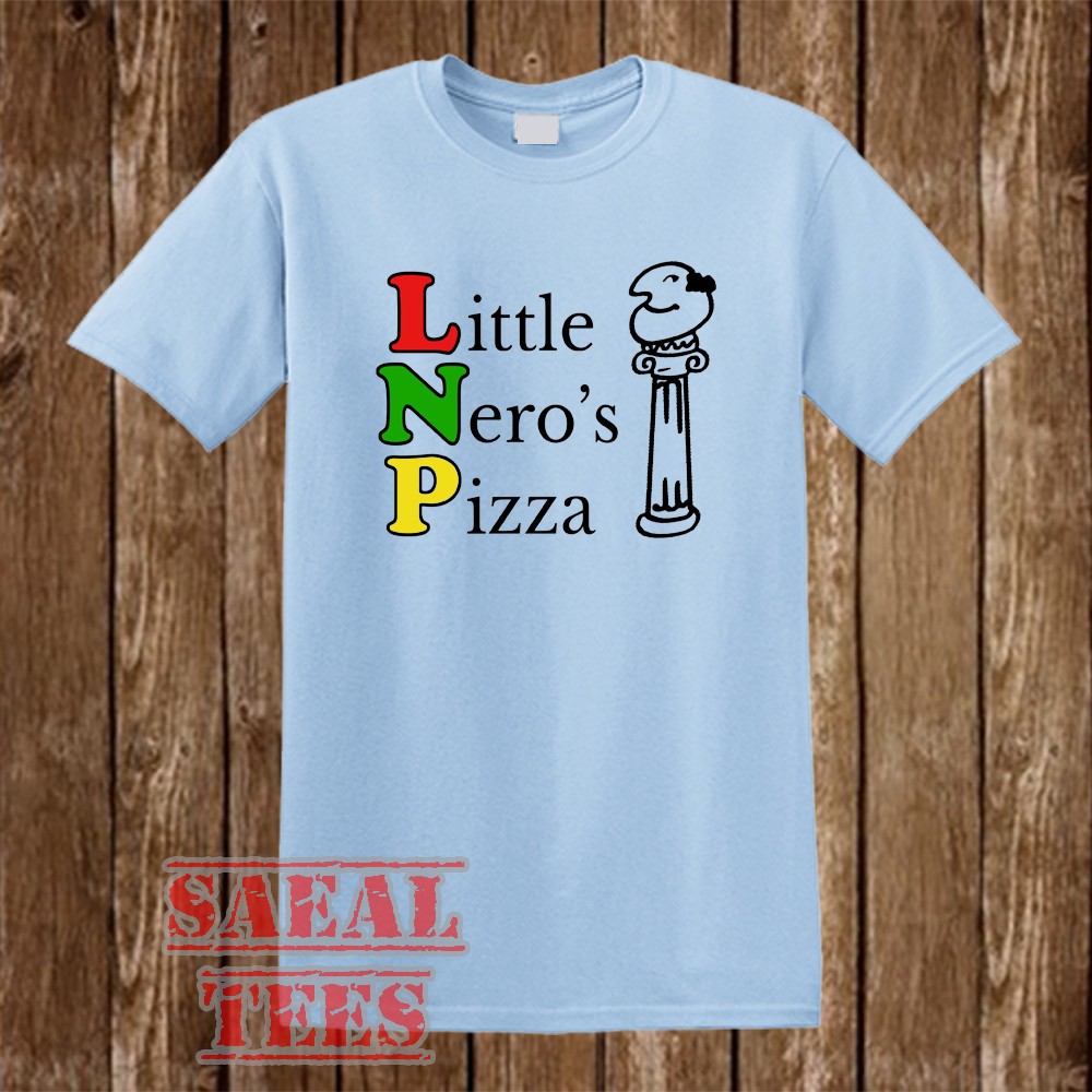 Home Alone Little Nero’s Pizza Men’s Light Blue Size S-5XL