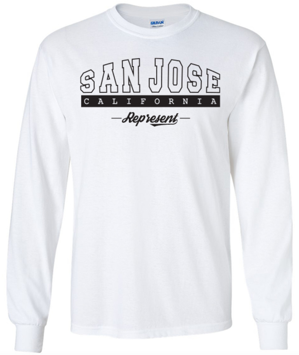 San Jose California State T-Shirt Long Sleeve Graphic Tees Unisex Apparel gallery