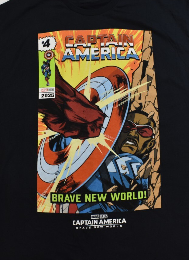 Marvel Studios: Captain America A Brave New World Comic Graphic Shirt New XS-3XL gallery
