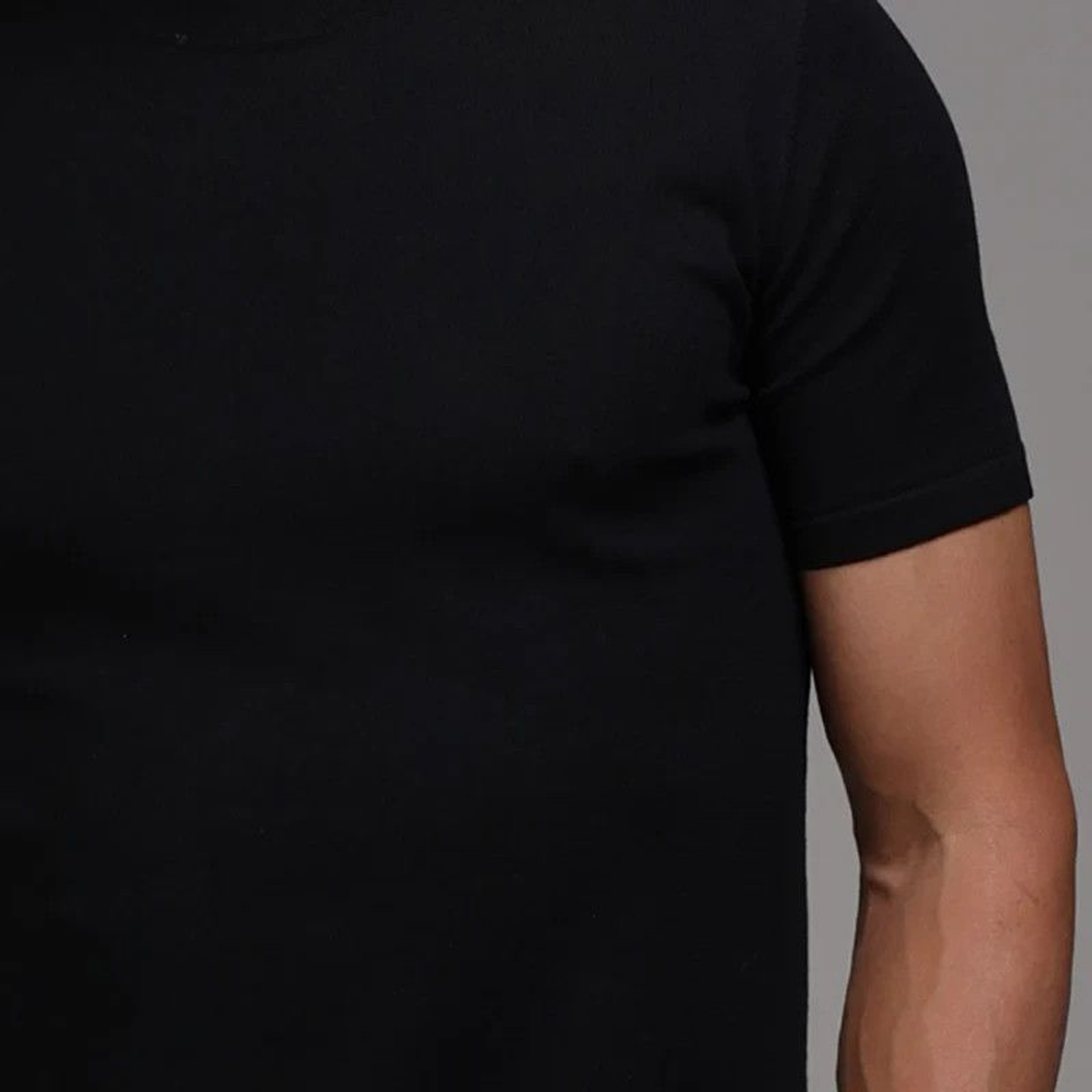 Collars & Co T-Shirt Mens S Black Cotton Silk Quiet Luxury Touch Lucca Tee NWT gallery