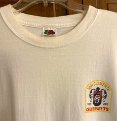 San Clemete CA – “75th Anniversary” T-shirt – 2XL