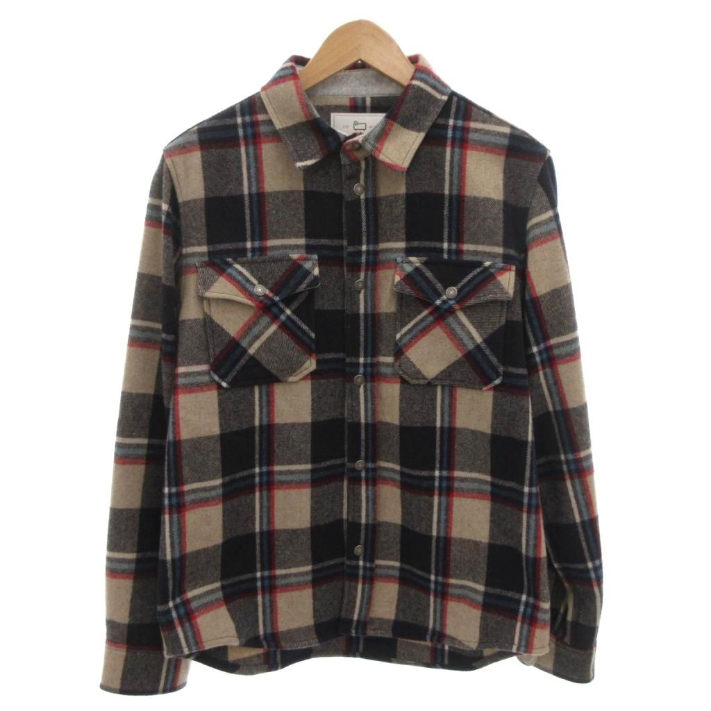 Woolrich Alaskan Wool Check Shirt M Multi-Color Cotton Nylon Polyester Excellent gallery