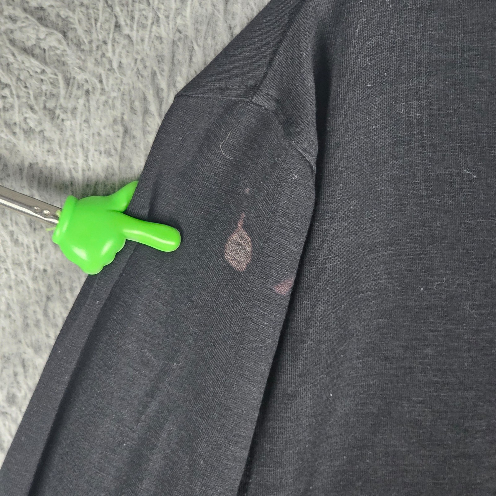 Leisure Lab Pullover T-Shirt Mens 3 Black Stretch Long Sleeve Round Neck Slit gallery