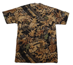 NWT Jerzees Outdoor M Pocket Tee Mossy Oak Forest Floor Camo T-Shirt
