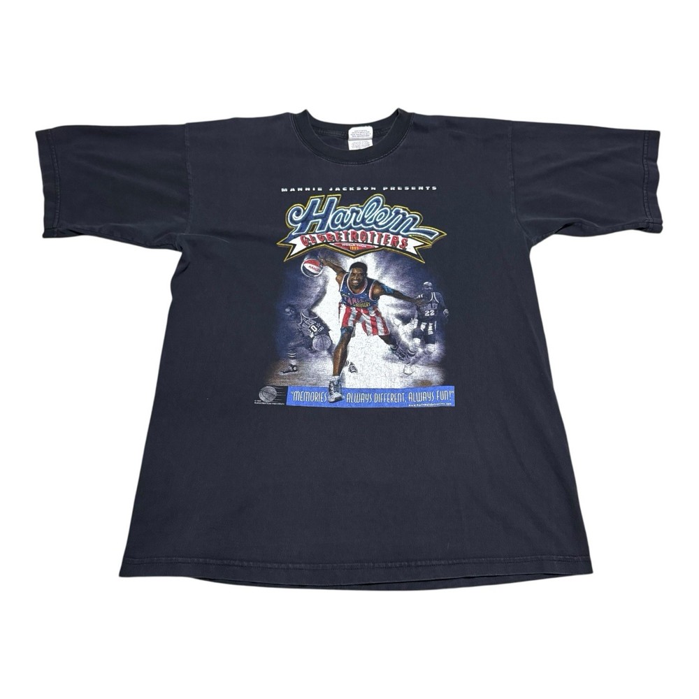 Vintage 1999 Harlem Globetrotters World Tour Black Shirt Adult XL