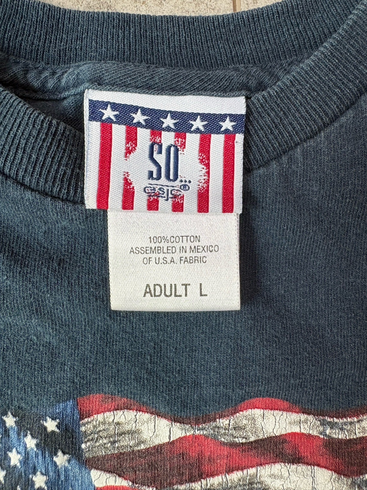 Vintage Sonoma USA 2002 Navy Baby Tee Y2K Graphic Fitted T Shirt Women's gallery