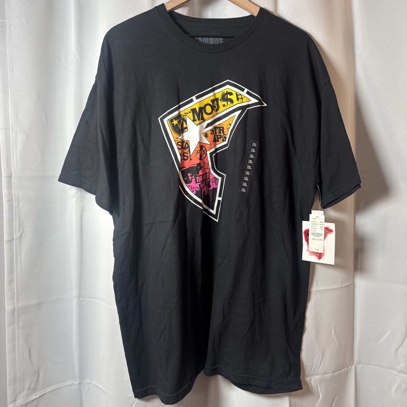 Famous Stars and Straps x The Wild Ones Vintage Y2K Tee Black T-Shirt XL W. Tag gallery