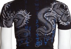 Xtreme Couture By Affliction Men’s T-Shirt Double UP Biker Black Tattoo S-5XL