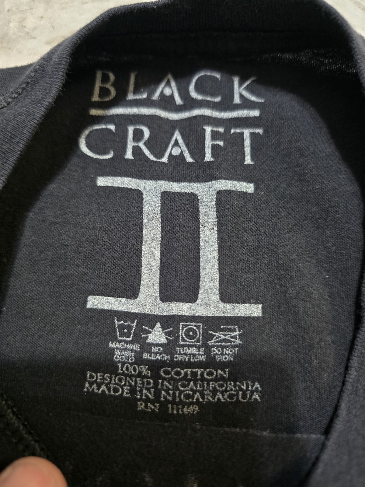 Blackcraft Cult Trick Or Treat T-Shirt Mens Sz M Black Grunge Rock Halloween gallery