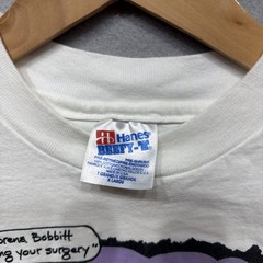 Vintage 90s Nightmare Before Surgery Hillary Clinton Kevorkian T Shirt Size XL