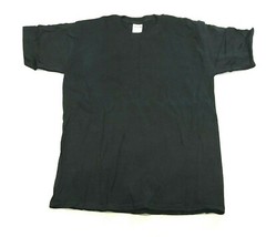 New Gildan Men’s Black Plain T-Shirt – Size Medium-100% Pure Cotton – Chest 38″