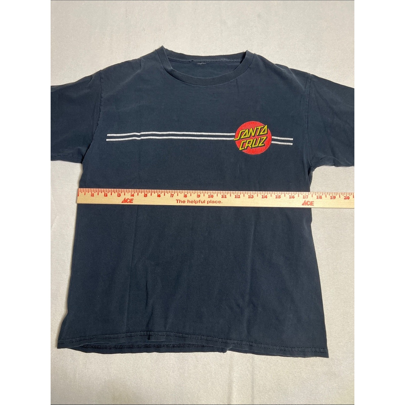 Santa Cruz Skateboards Kids Black Tee with Red Circle & Yellow Logo gallery