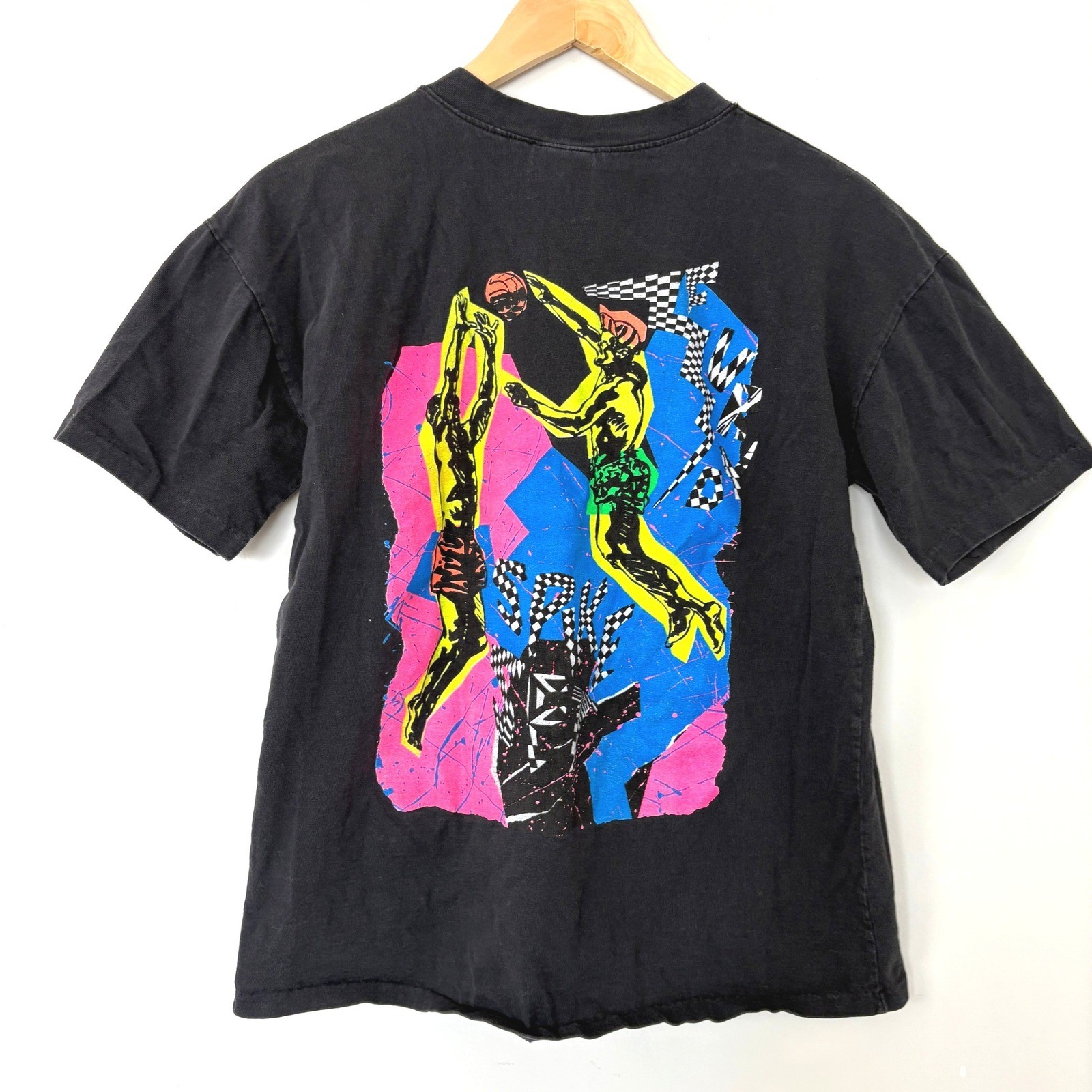 Vintage Furvo Global Quality Spike Set Graphic T Shirt Mens XL Black Made in USA gallery
