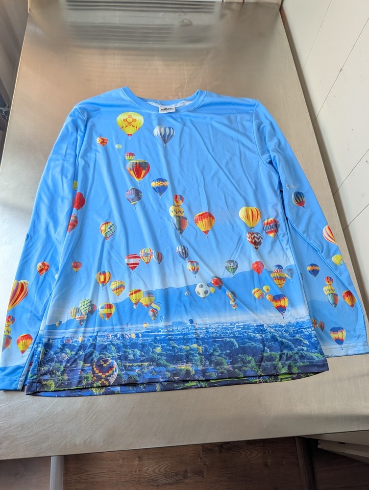 Official Albuquerque international balloon fiesta breathable t-shirt size medium