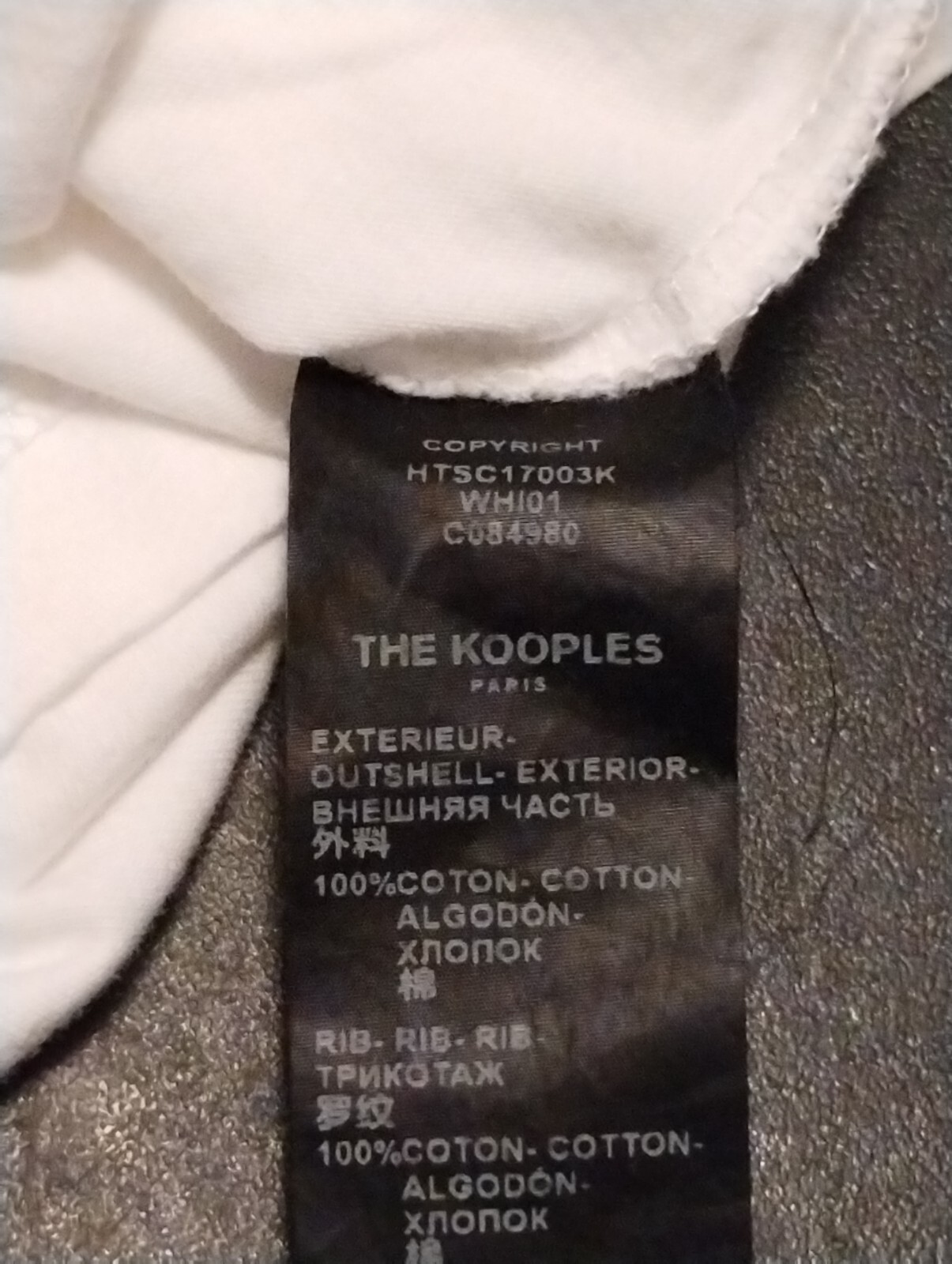 THE KOOPLES HAPPY MONSTER COTTON WHITE JERSEY T SHIRT IN WHi01 Mens Large gallery