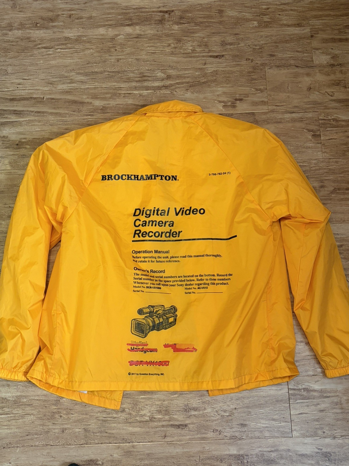 RARE Brockhampton Golf Wang Merch VX Coaches Jacket Size S Yellow Orange gallery