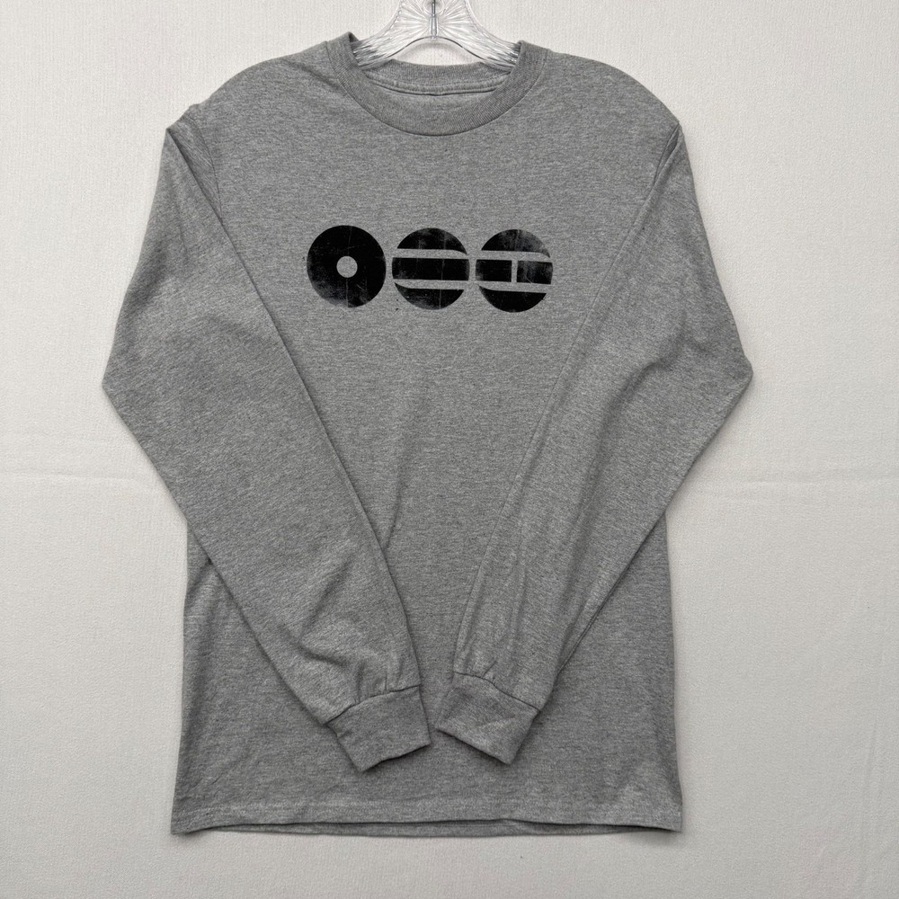 BTS Gray Men’s Long Sleeve Cotton Jersey Graphic Tee Small