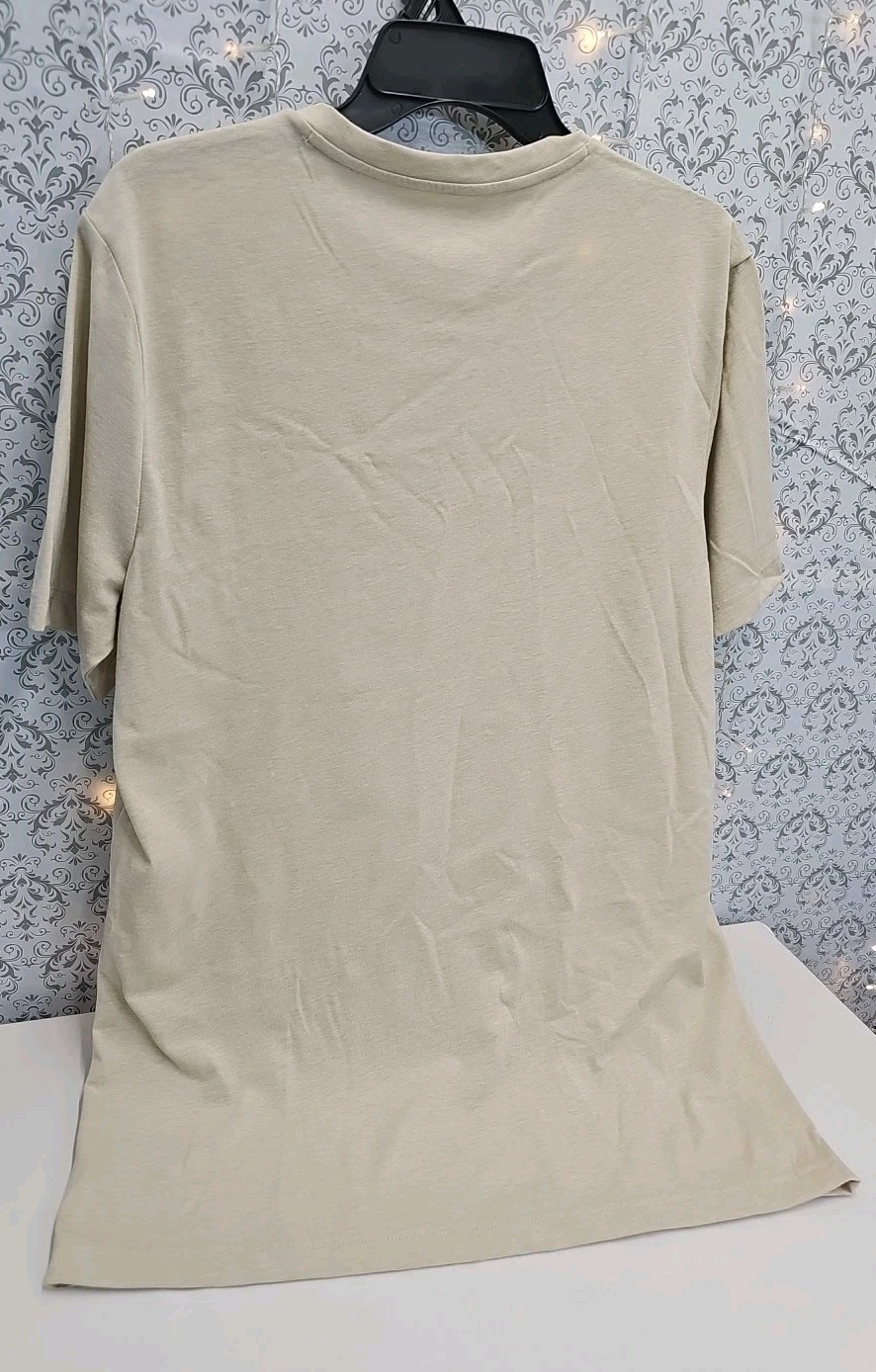 Tek Gear Essential Men's T-shirt Med Tall Beige Tan Solid Crew New With Tags gallery