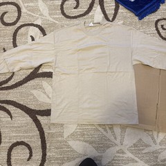 2- 2xL Beige Style Apparel AAA TShirt1301 Men’s Plain Blank Long Sleeve TShirt