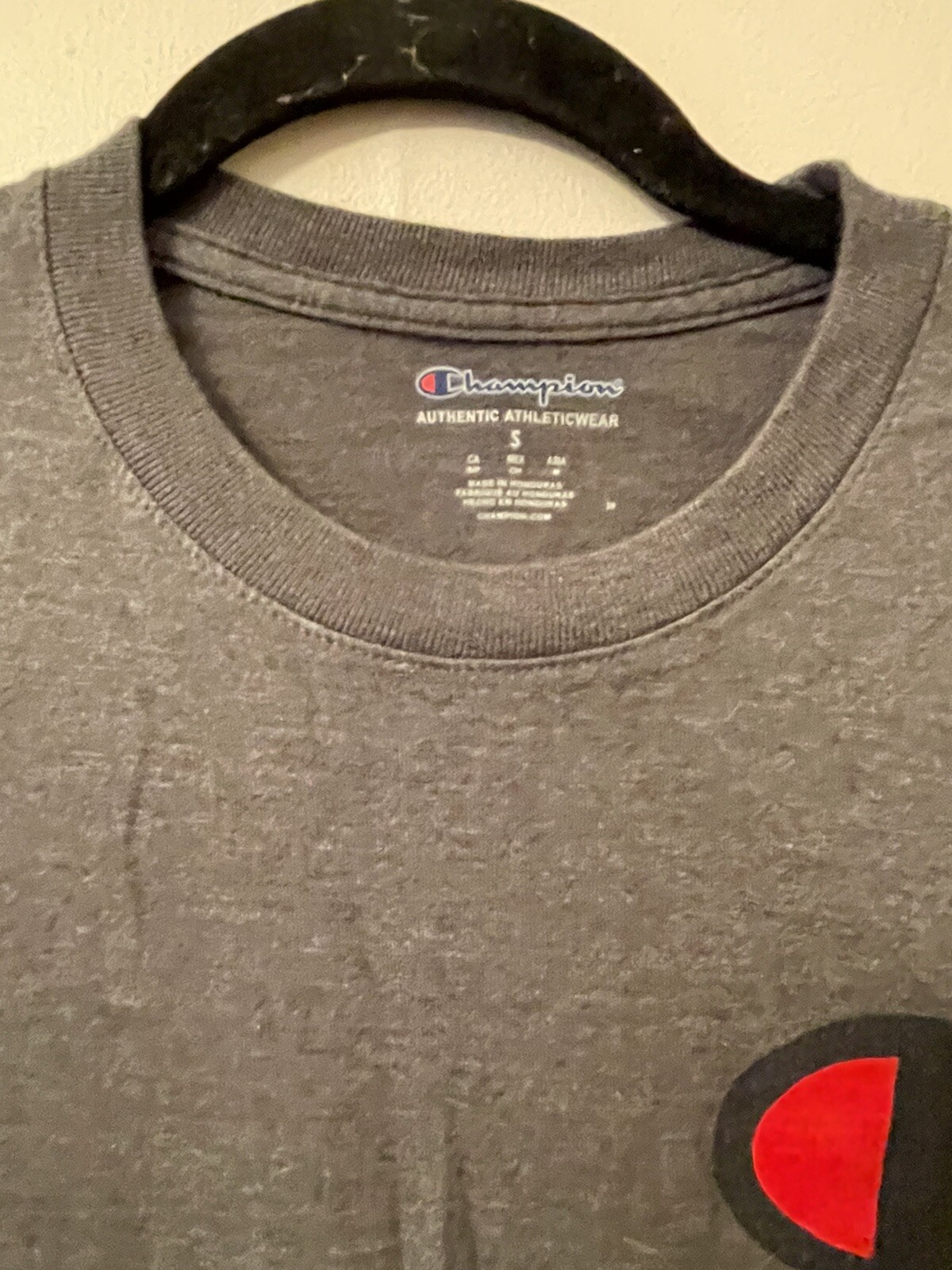 Champion Small T-Shirt Short Sleeve Crew Neck Classic Tagless 100% Cotton gallery