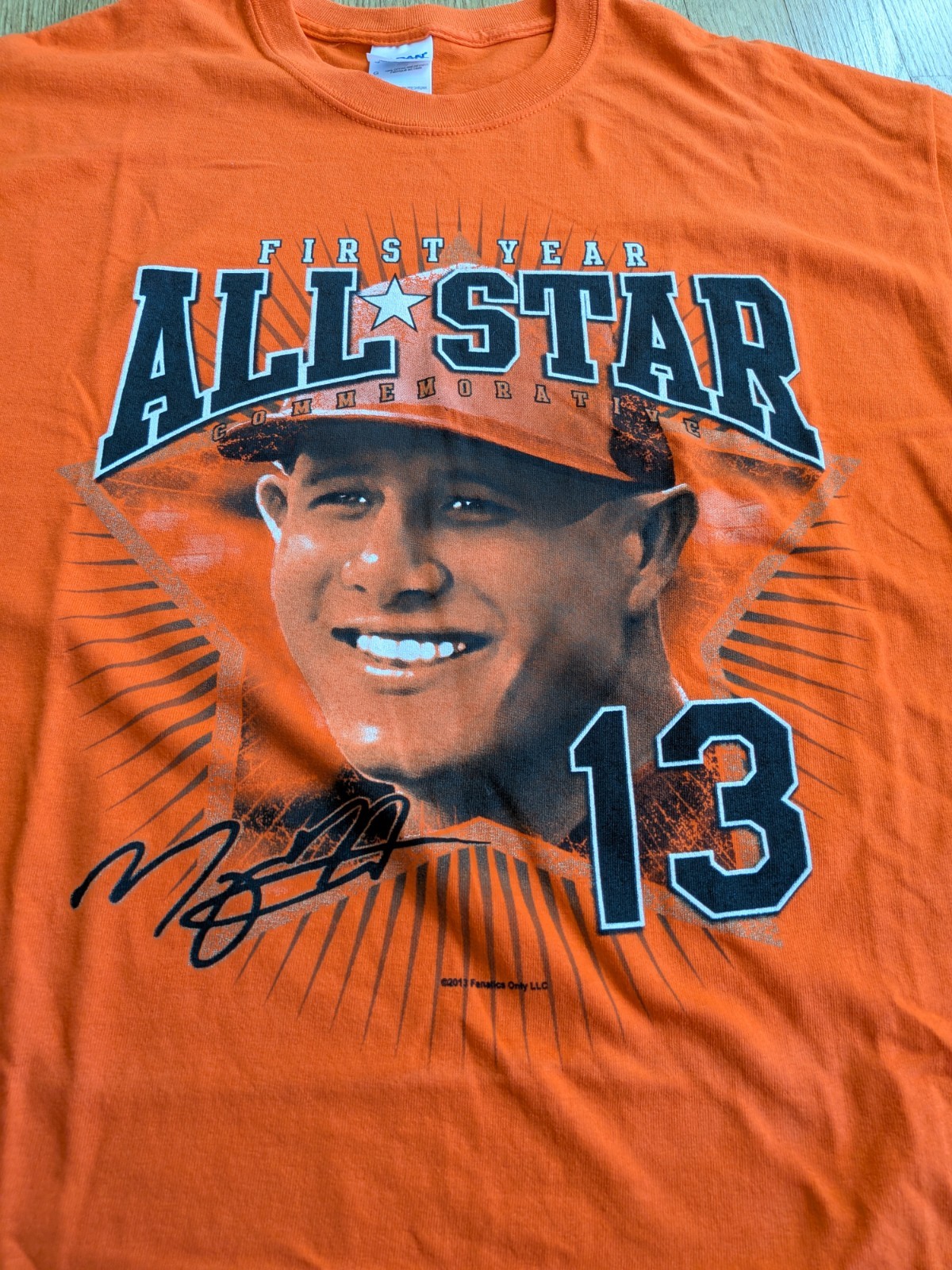 Manny Machado 2013 First Year All Star Baltimore Orioles Heavy Cotton T Shirt L gallery