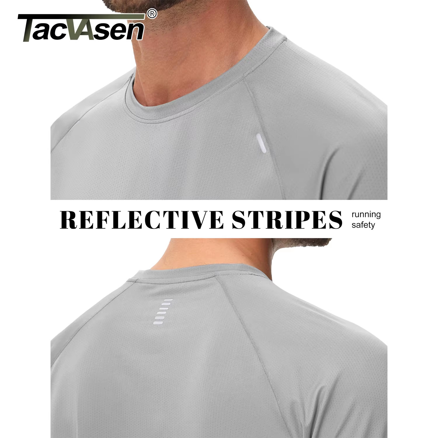 Mens Sports T-Shirt Lightweight Quick Dry Breathable Stretch Fitness gallery