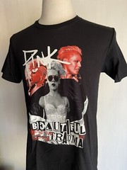 PINK (2018) Official “Beautiful Trauma” World Tour Dates T-Shirt Size Medium