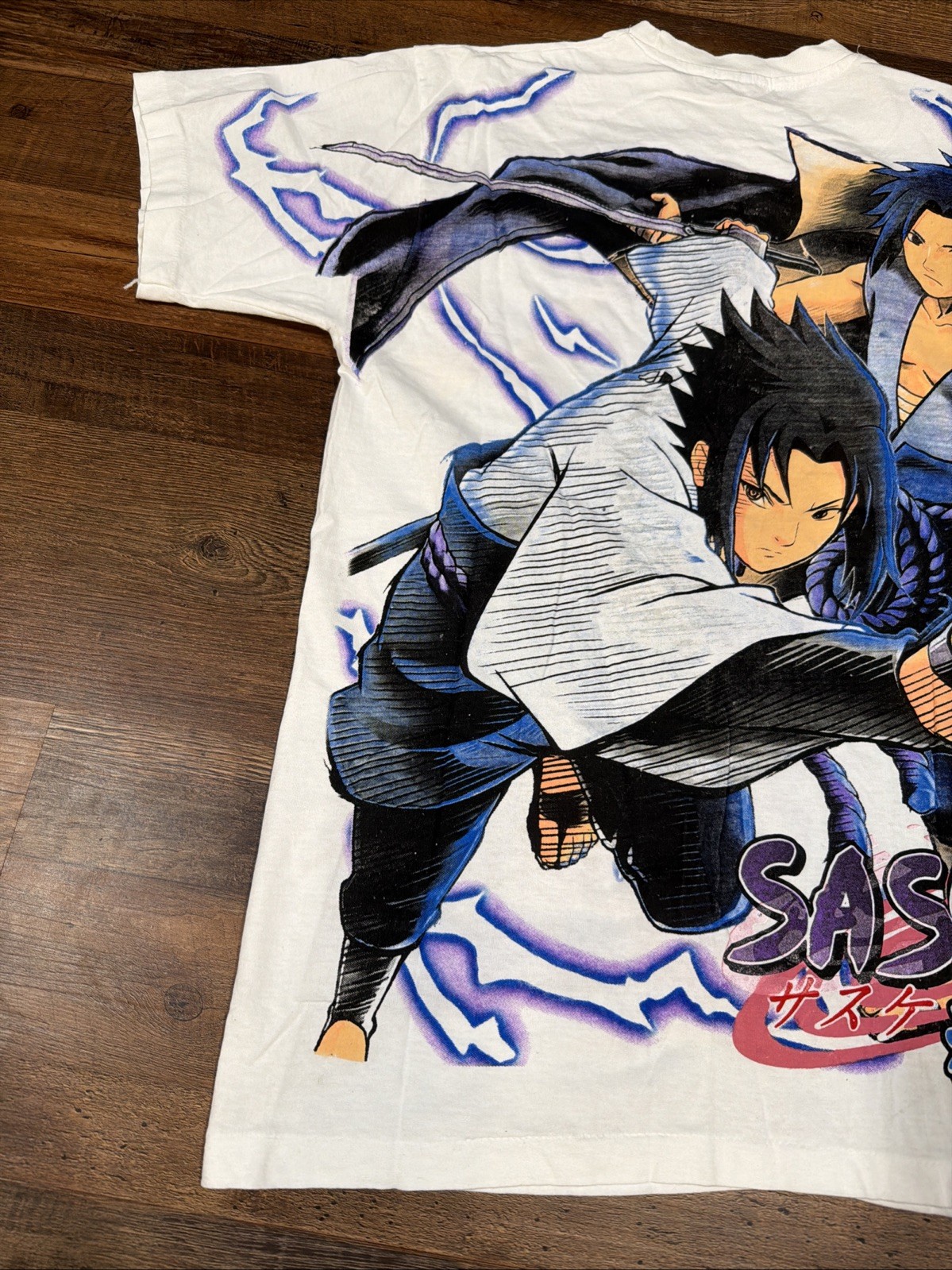 VTG Naruto Sasuke Shirt Anime Shippuden Shonen Jump Bleach One Piece BOOT AOP gallery