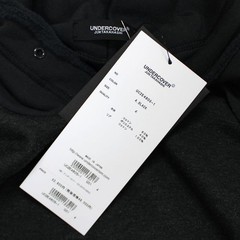Undercover 25AW AllOver Pattern Hoodie Charcoal CottonPolyester Sâ€¢B HELDON Par