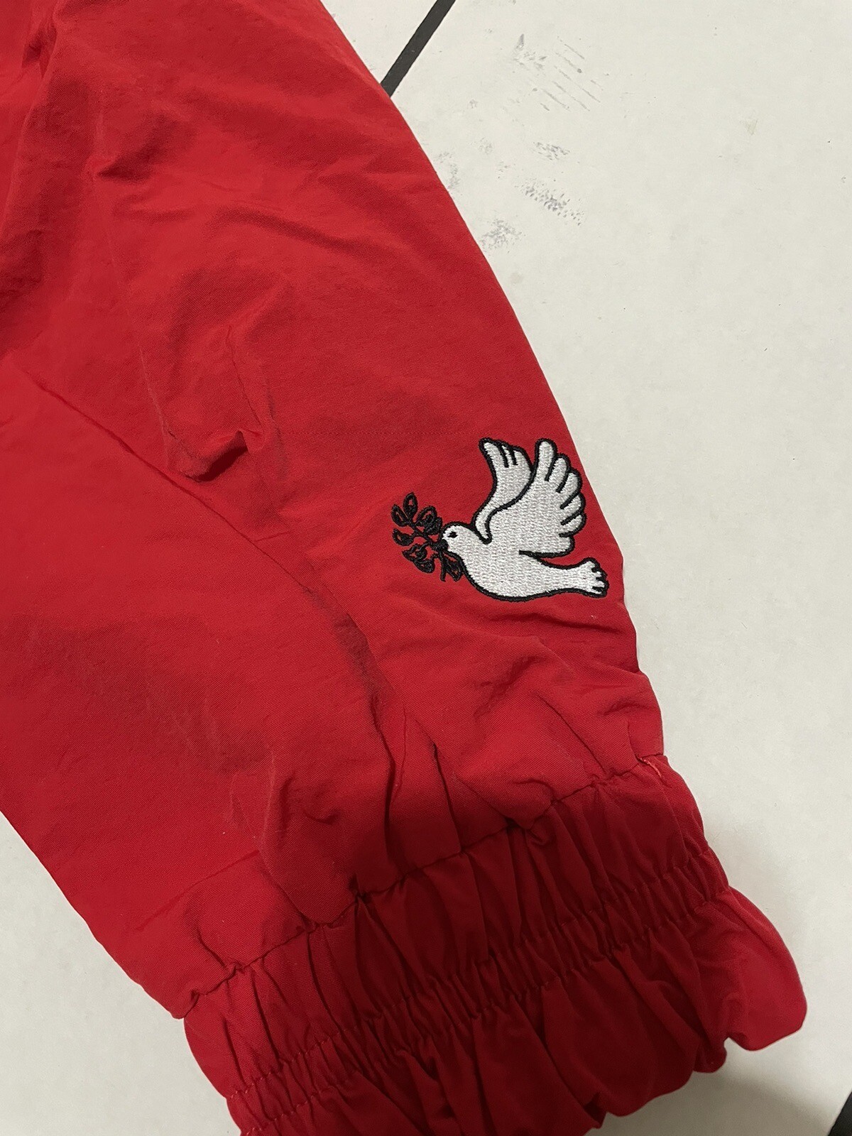 Umbro X Akomplice World Peace Long Sleeve Jacket M Red 1/4 Zip gallery