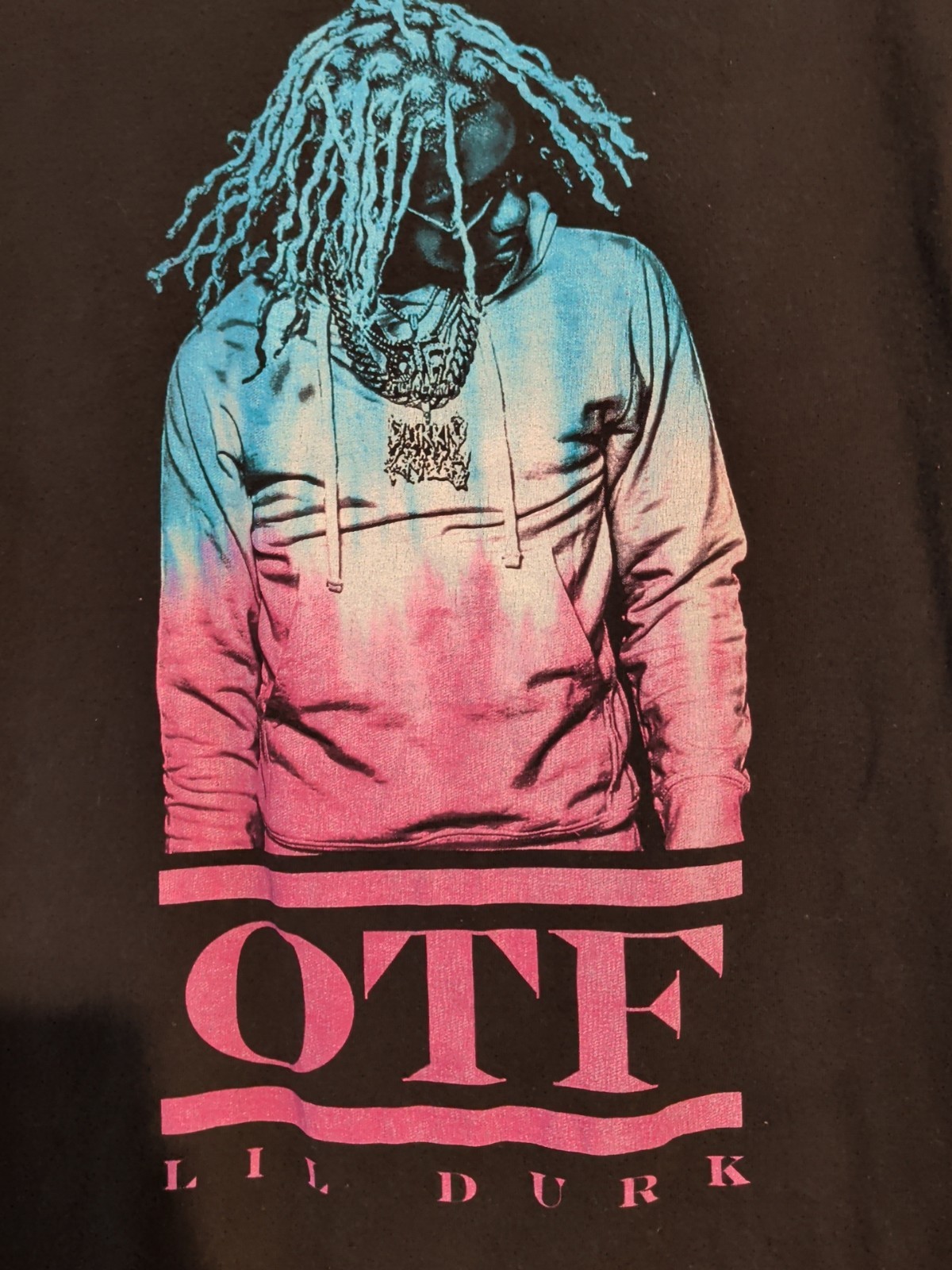 Lil Durk OTF Graphic T-shirt Men XL Black Short Sleeve Rap Music Merch gallery
