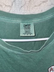 Ron Jon Surfboards Panama City Beach Logo Mens L Palm Ocean T-shirt Green