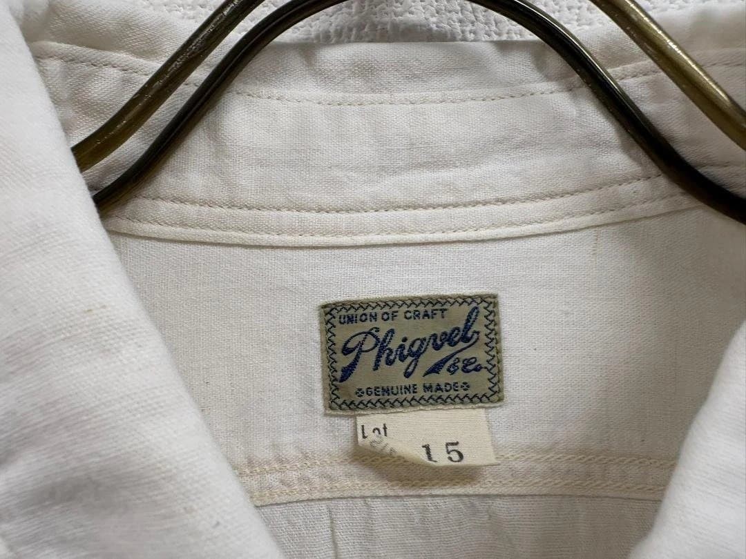 Phigvel Selvedge Chambray Shirt White Size M PMQ-LS09 gallery