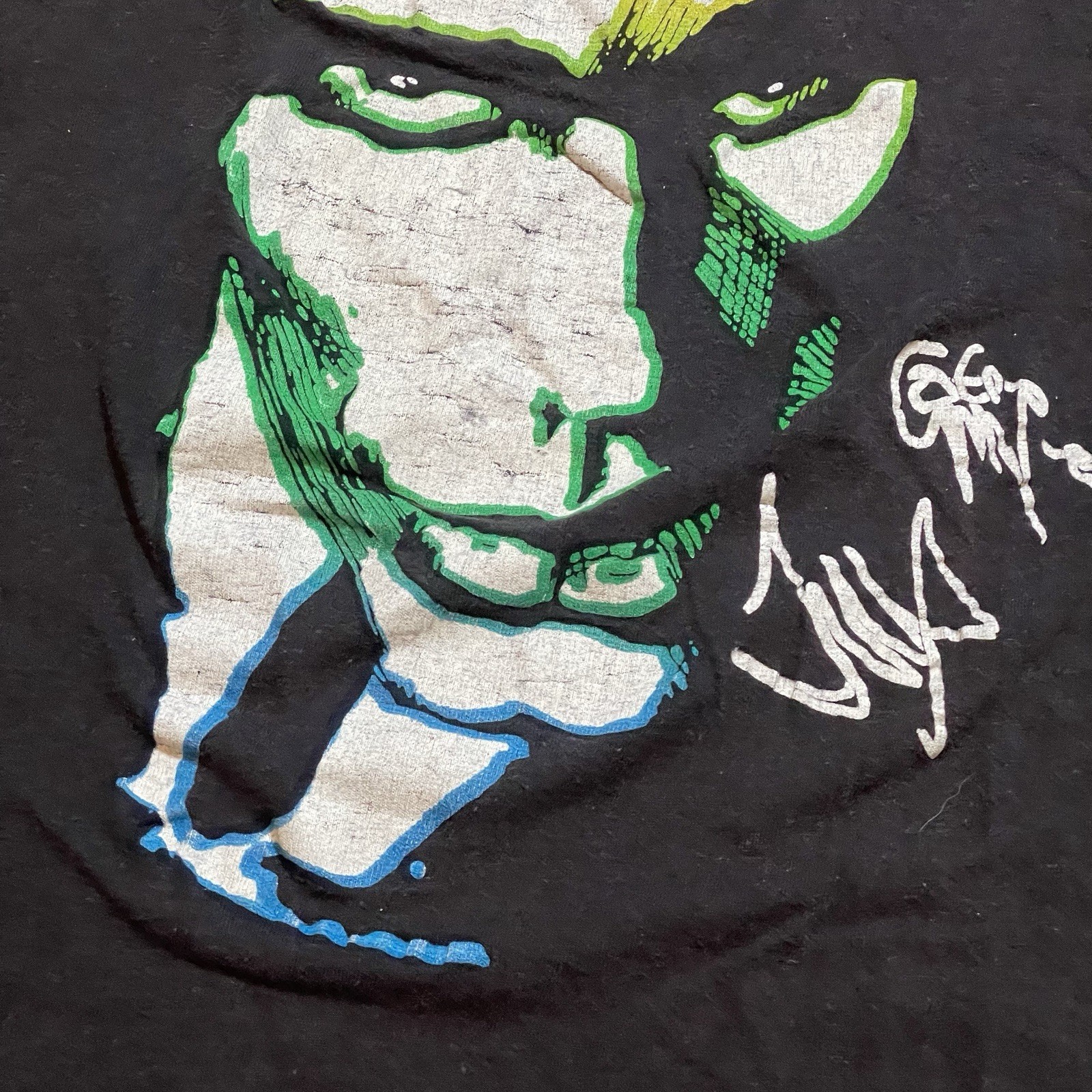 Vintage 80s THE CRAMPS Shirt Fifth Column Goth Surf Punk Rock Small/Medium gallery