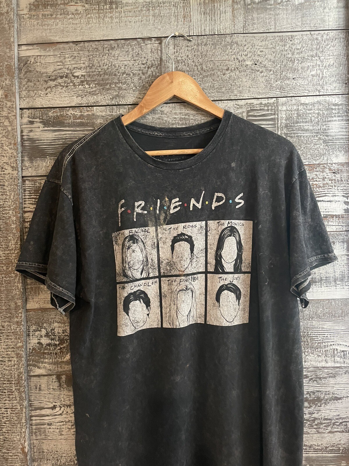 Friends The Television Series Black T Shirt Unisex Adults Size XL Good Condition gallery