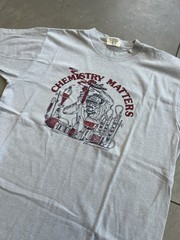 Vintage 1981 Coming Attractions Chemistry Matters Nicholson Art Tee Shirt L RARE