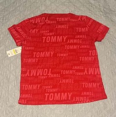 Tommy Hilfiger Men’s All Over Print Tee – Red