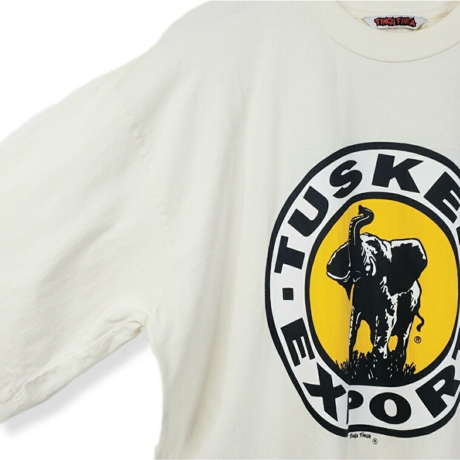 90s Tinga Tinga T Shirt XL Tusker Export Elephant Graphic Kenya Africa Beer Logo gallery