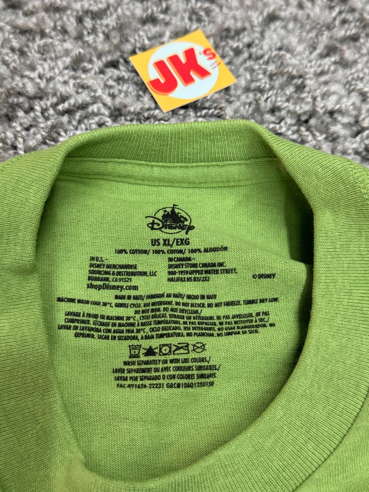 NEW Disney Shirt Adult XL Green Aladdin Jasmine Agrabah Soaring Spirit Parks gallery