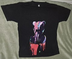 Control Bear Design T-Shirts Store Graniph Large Art Coin Bank Project Black