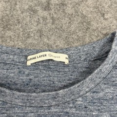 Marine Layer Re-Spun Heather Navy Blue Air Crew Neck Tee Men’s Size Medium