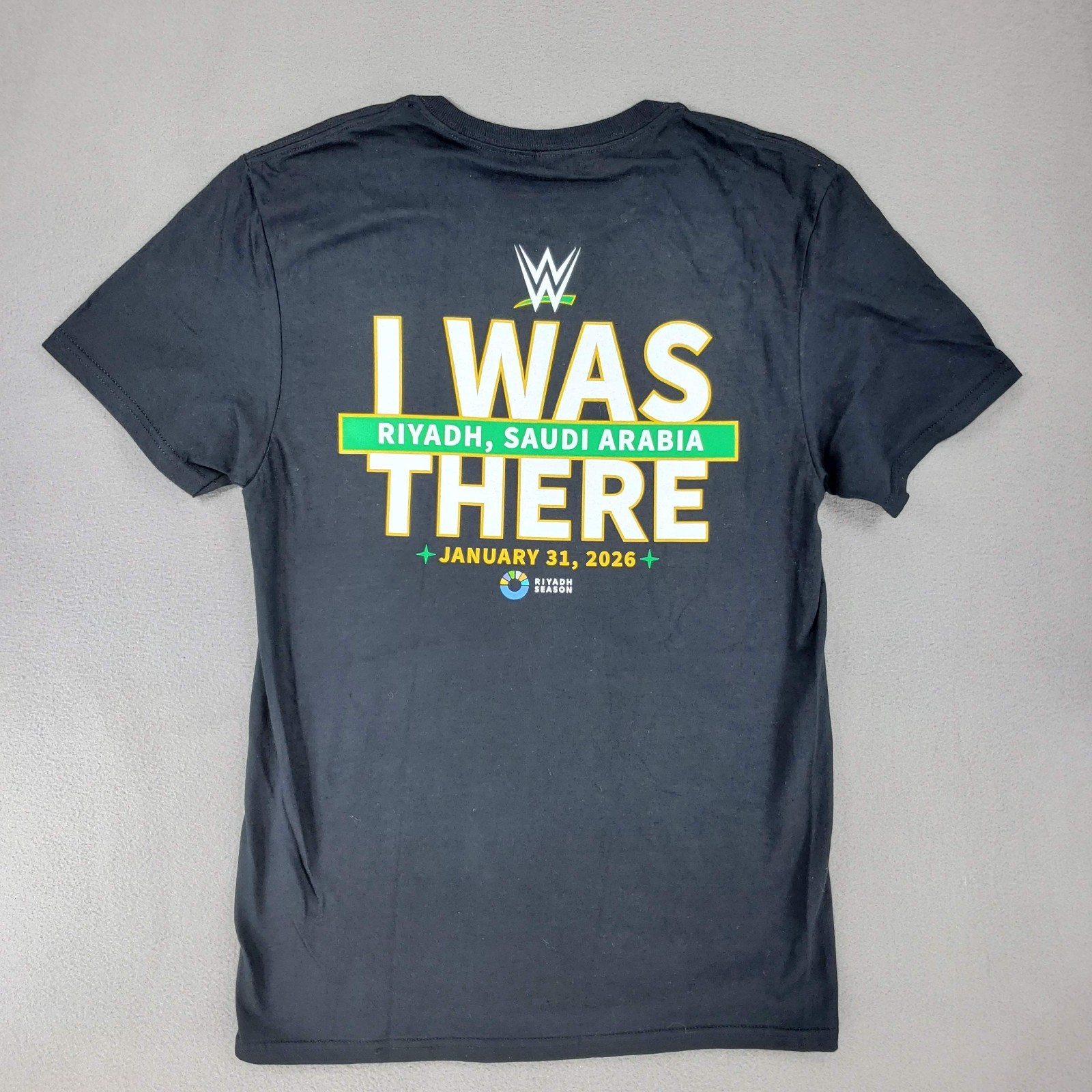 WWE Royal Rumble 2026 Riyadh Saudi Arabia I Was There Shirt Sz S Black Original gallery