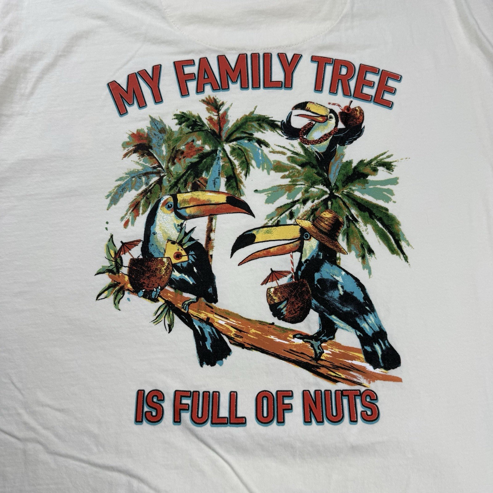 Joe Marlin Unwind Mens Graphic t-Shirt Lime “Family Tree” Sz XL New w/o tag gallery