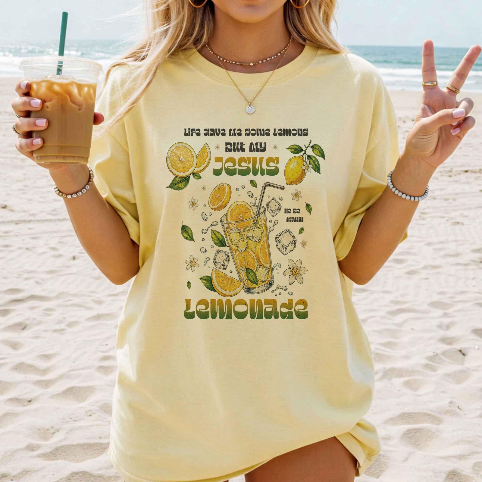 Jesus Lemonade Shirt Child of God Faith Graphic Tee gallery
