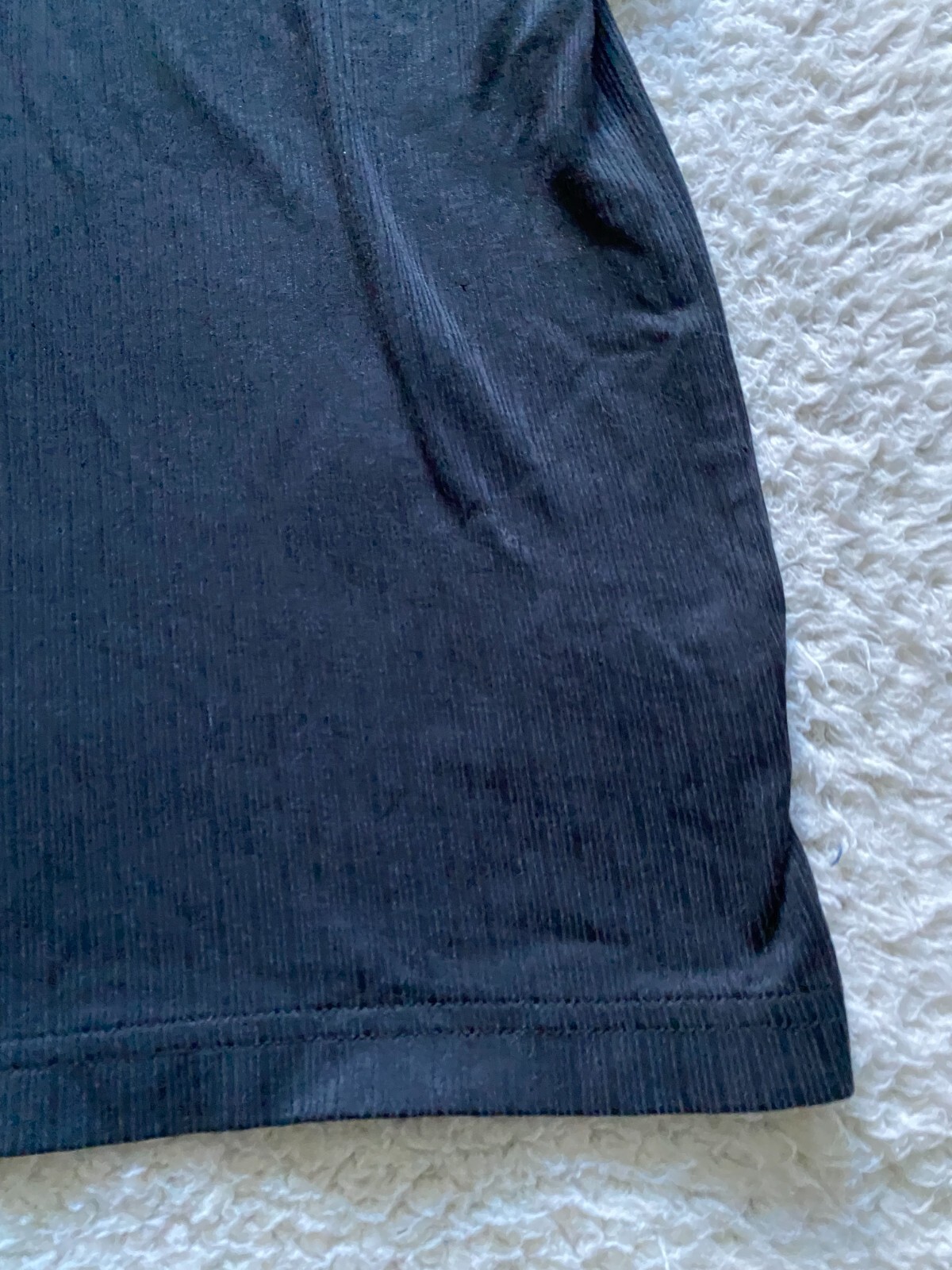 Croft & Barrow Men Short Sleeve Easy Care V-Neck Blouse Black Size L gallery