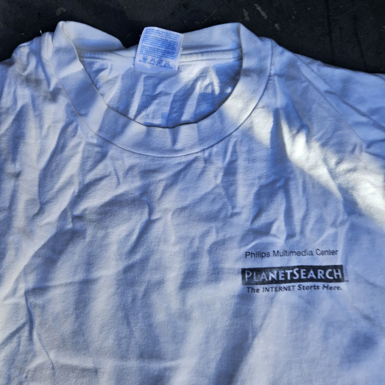 Planet Search Tech Software Y2k Vintage Vtg Tee Shirt Size XL gallery